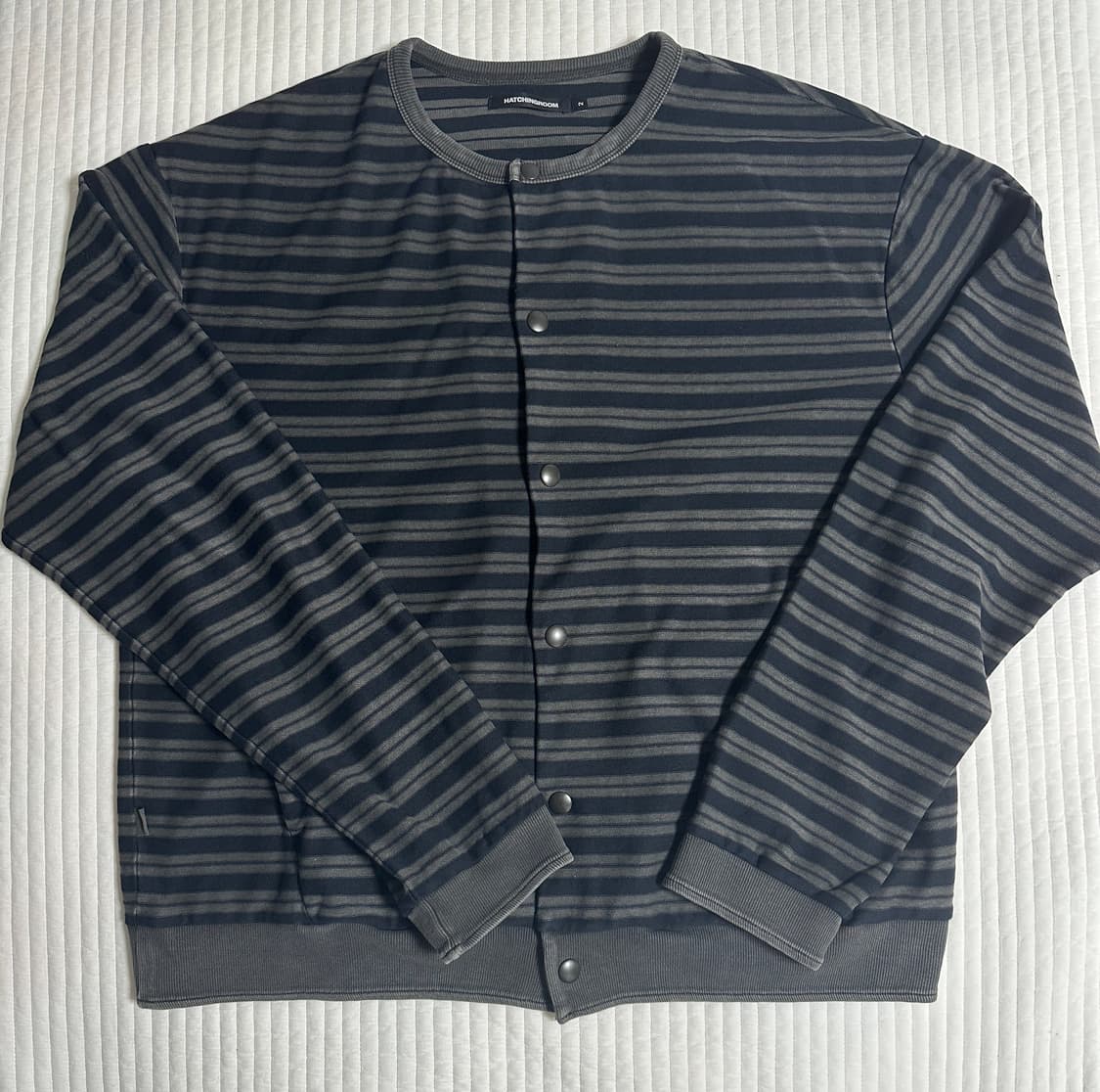 (2) 해칭룸 스트라이프 가디건 블루 상품이미지2