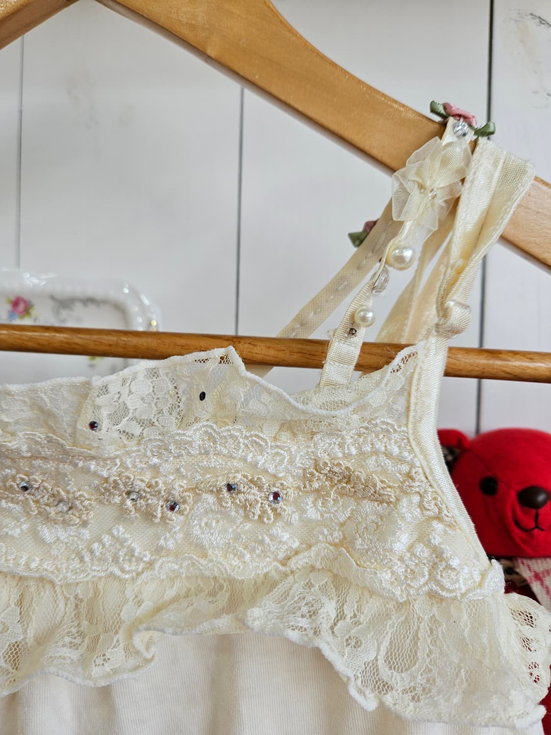 엑시즈팜(axes femme) 레이스 레이어드 슬립 상품이미지4