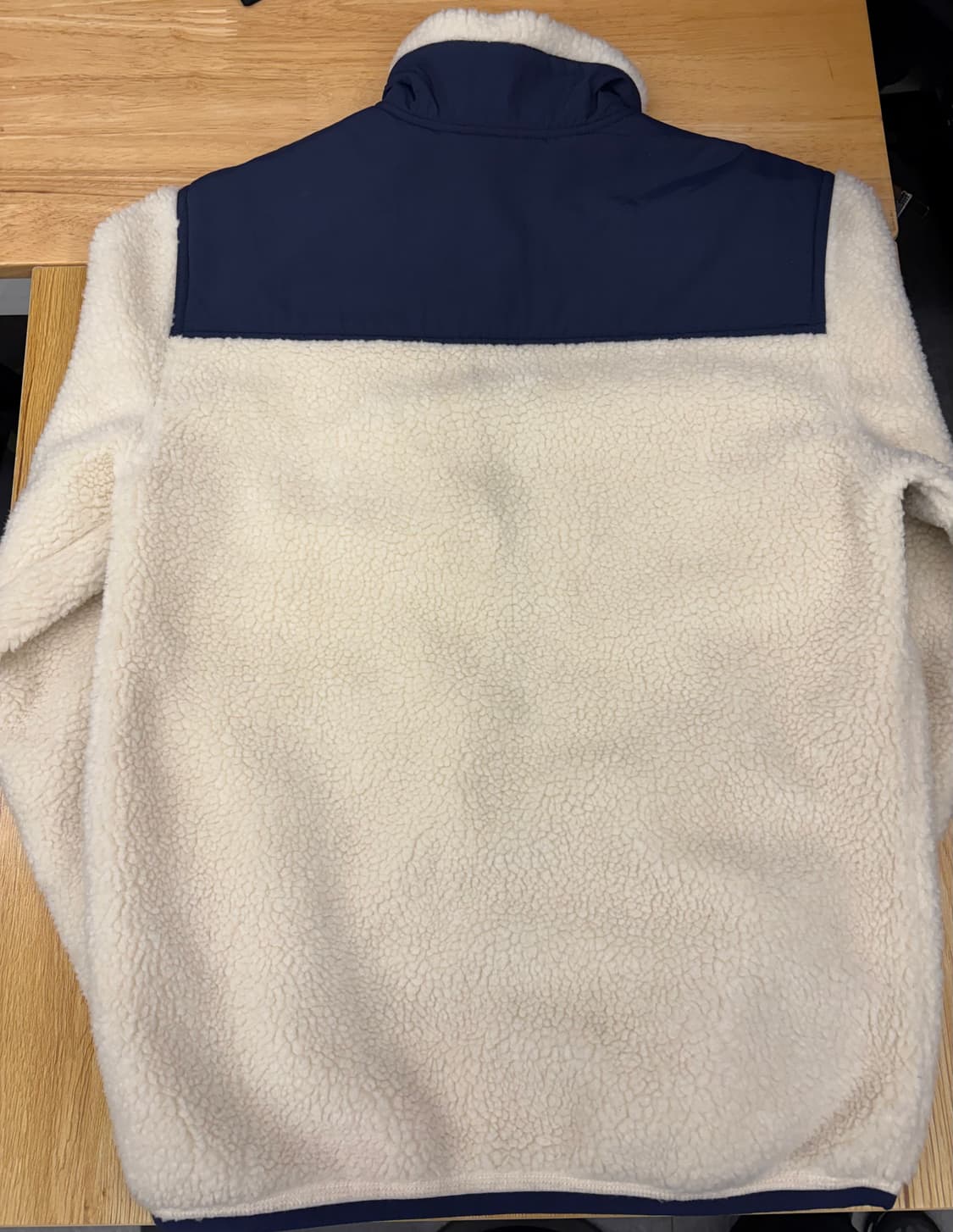 폴로 랄프로렌 네이비 양털 플리스 후리스 집업 자켓   xs   상품이미지5