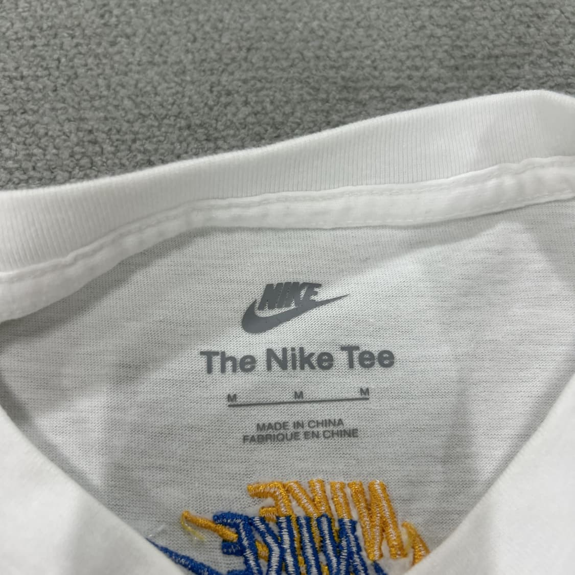 나이키 화이트 반팔티 멀티 로고 m 상품이미지2