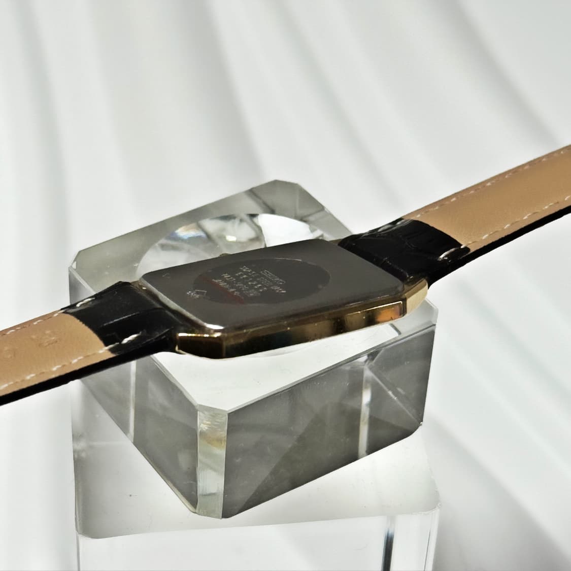 80s90s 빈티지 세이코 미니멀 골드 탱크 워치 상품이미지10