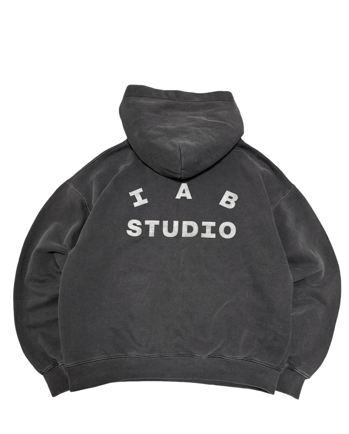아이앱 스튜디오 차콜 피그먼트 후드티 상품이미지1