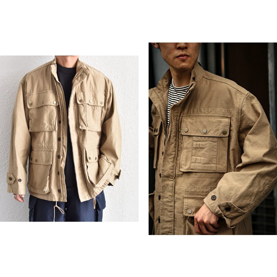 Auberge 오베르쥬 Orleans 코튼 실크 자켓 42사이즈 상품이미지2