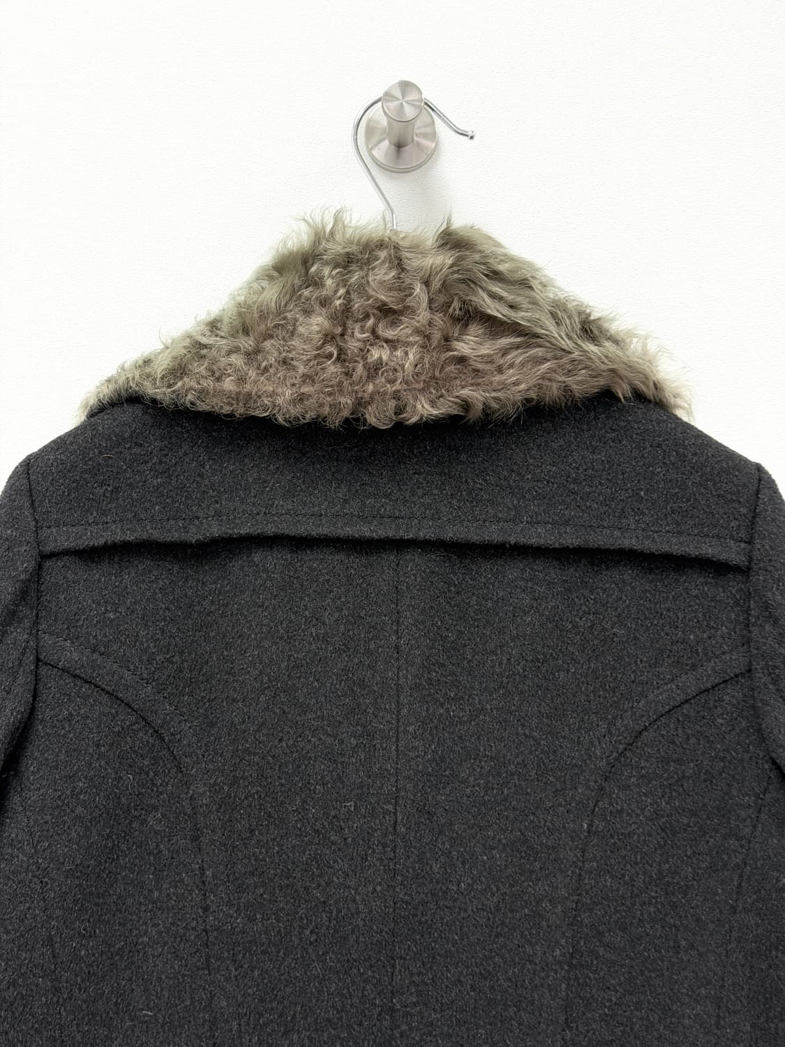 마쥬 시어링 울 바이커 자켓 상품이미지4