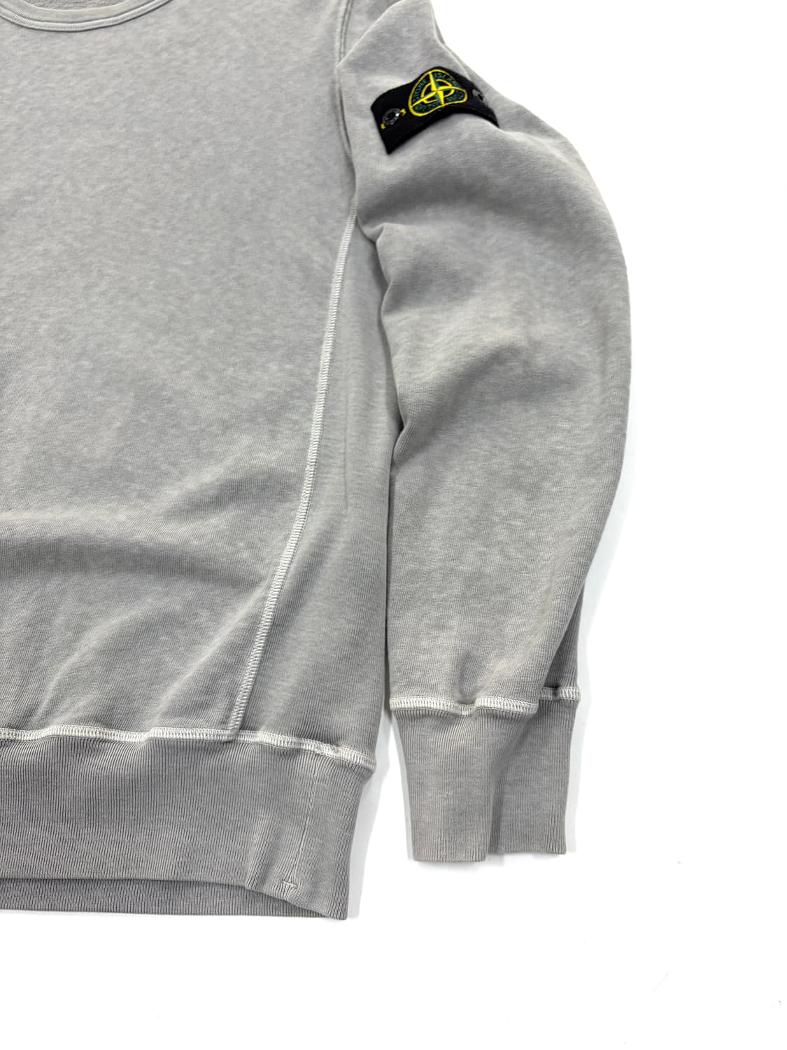 Stone Island 가먼트다잉 코튼 맨투맨 스웻셔츠 상품이미지3