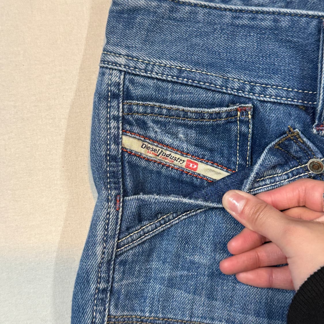 30inch) 디젤 DIESEL 로우라이즈 데님 청바지 RECKFLY 상품이미지7