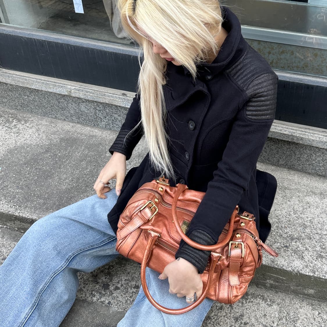 00s 할리 데이비슨 나폴레옹 단주 자켓 상품이미지8