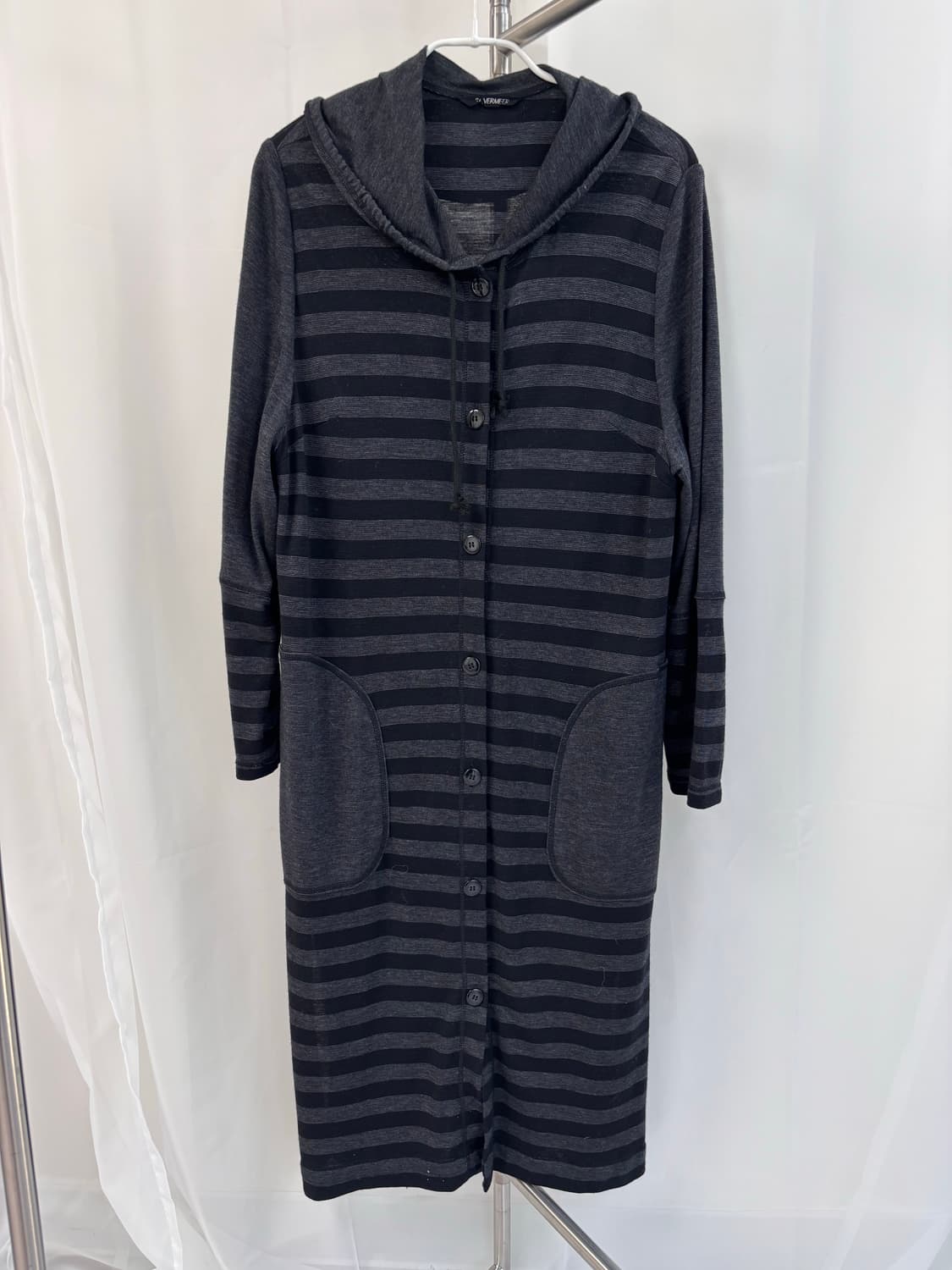 고스 스트라이프 롱 트임 가디건 상품이미지1