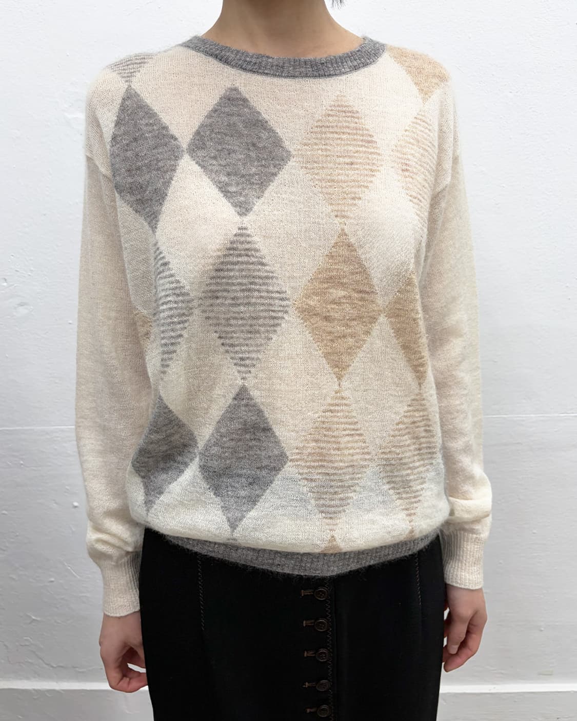 맥킨토시 아가일 니트 상품이미지4