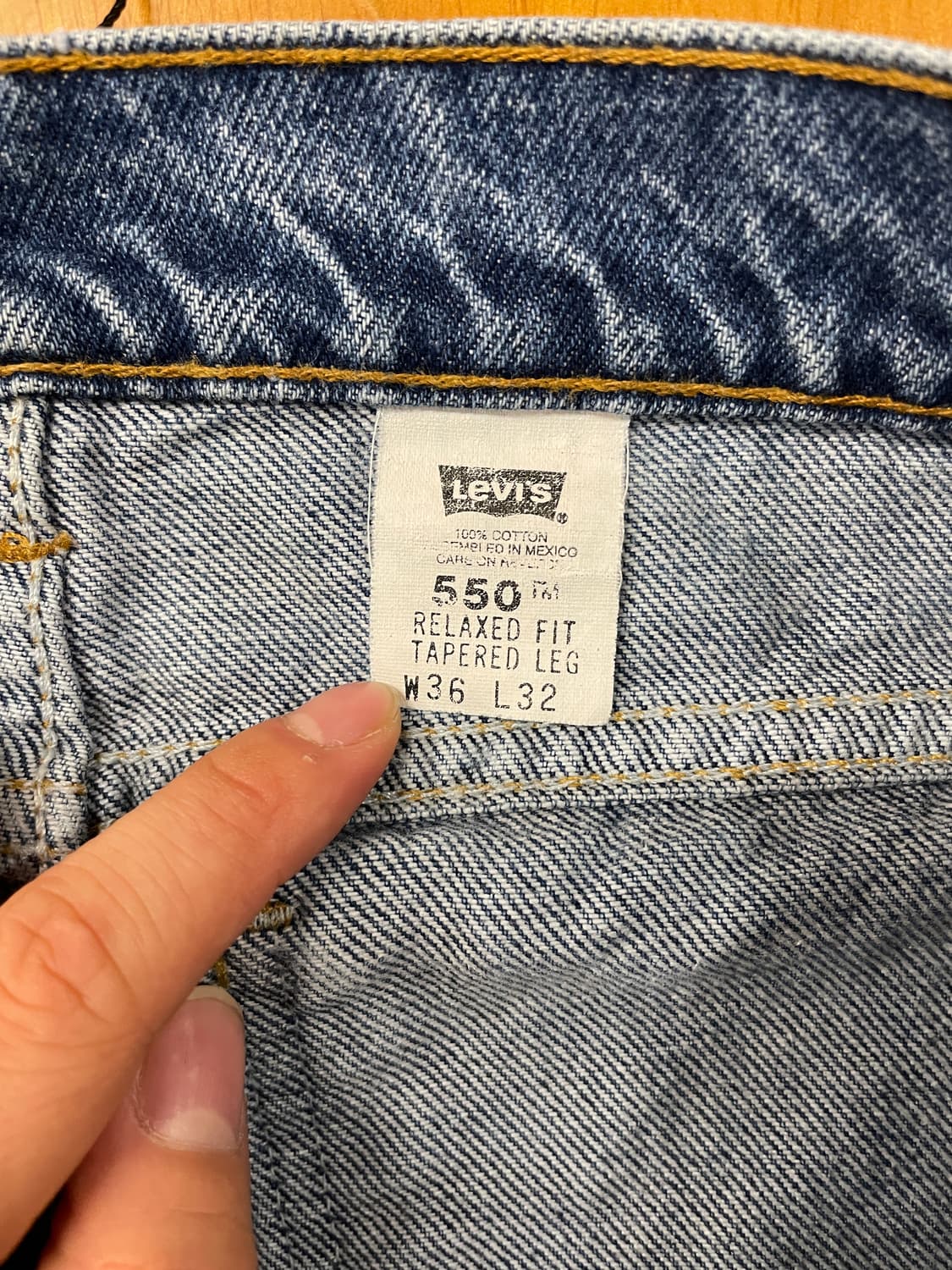 90‘s Levi's 550 데님 팬츠 상품이미지7