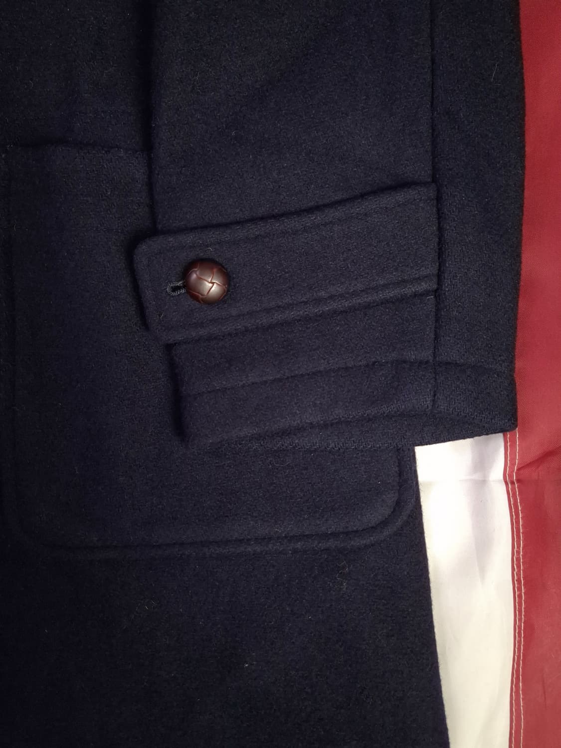 특A 90's 일본판 오리지날 랄프로렌폴로 울 더플 떡볶이 코트 상품이미지8