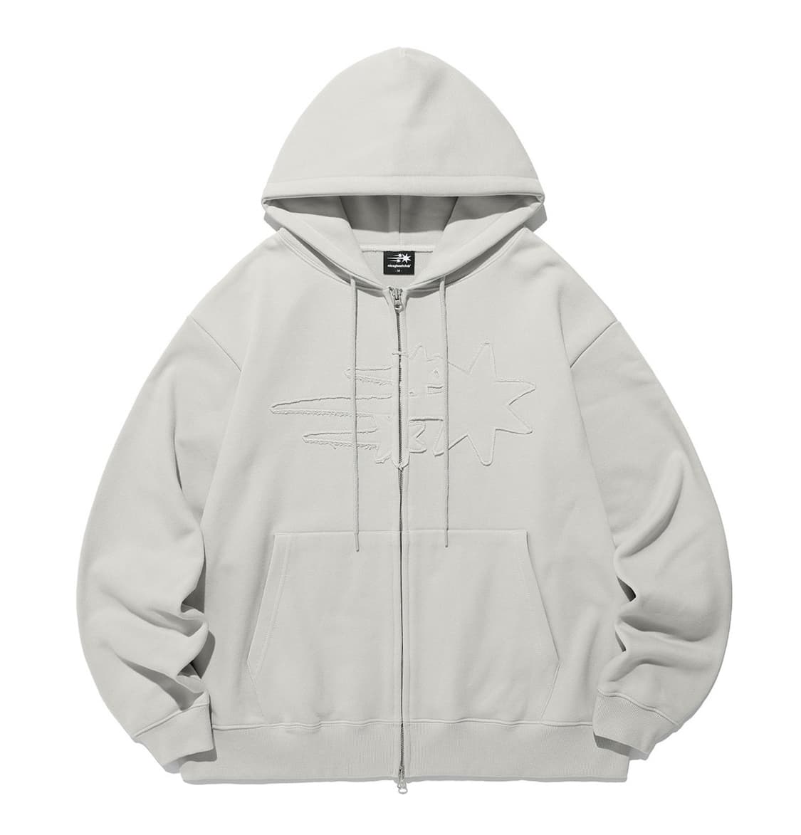 나이스고스트클럽 3STAR LOGO ZIP HOODIE 상품이미지1