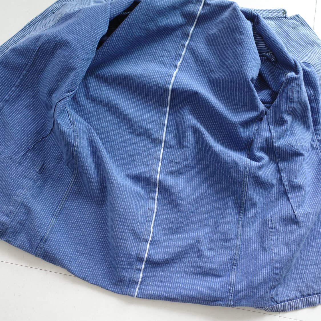 70s 프렌치 아티잔 히코리 셀비지 워크 초어 자켓 상품이미지6