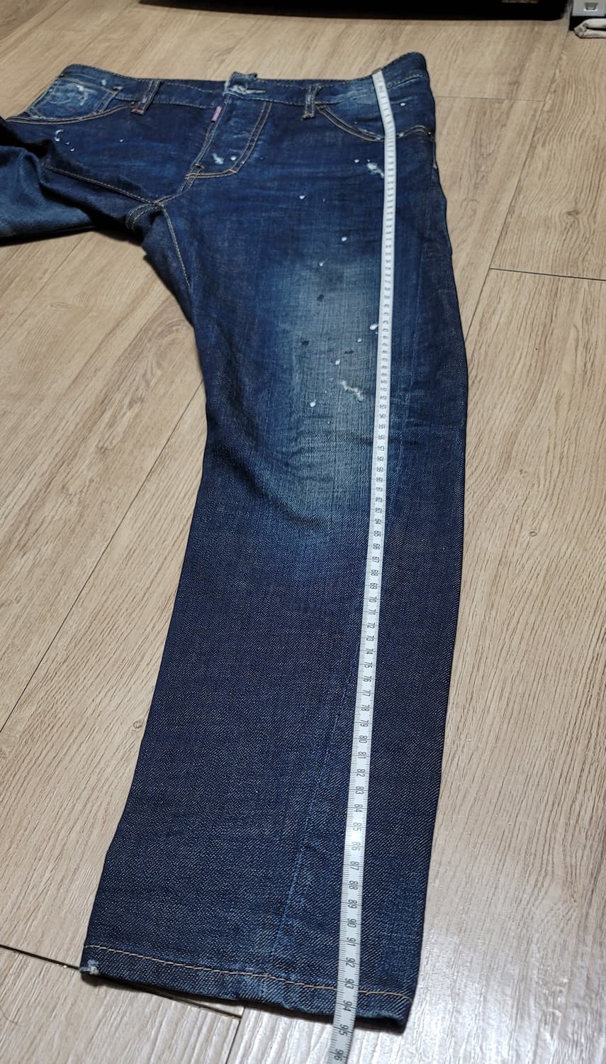 디스퀘어드2 올드패치 케니 트위스트 배기 데님 EU 44 상품이미지7