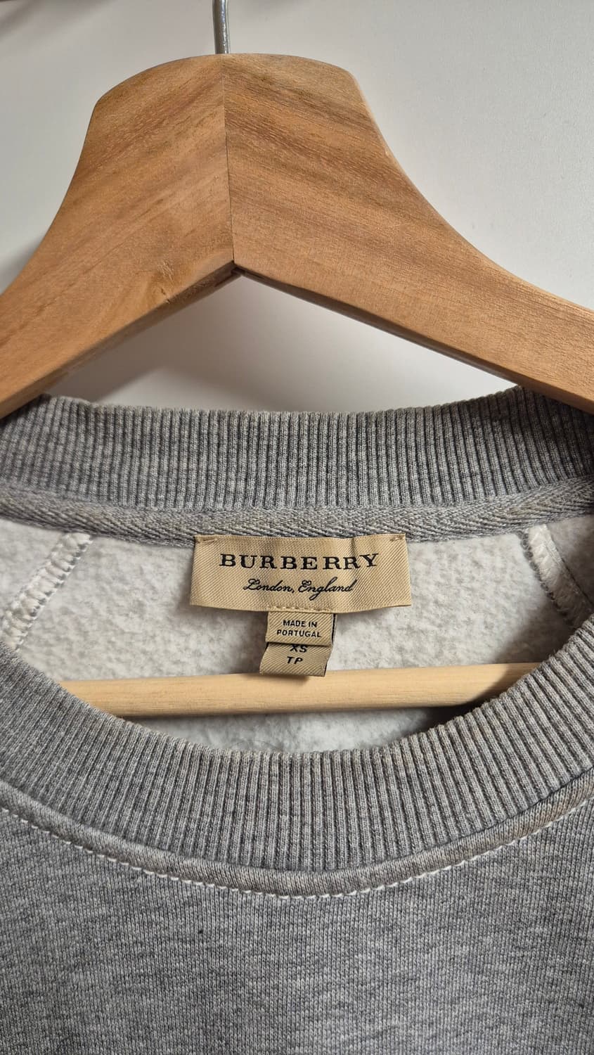 [XS] 버버리 런던 로고 스웻셔츠 그레이 상품이미지6