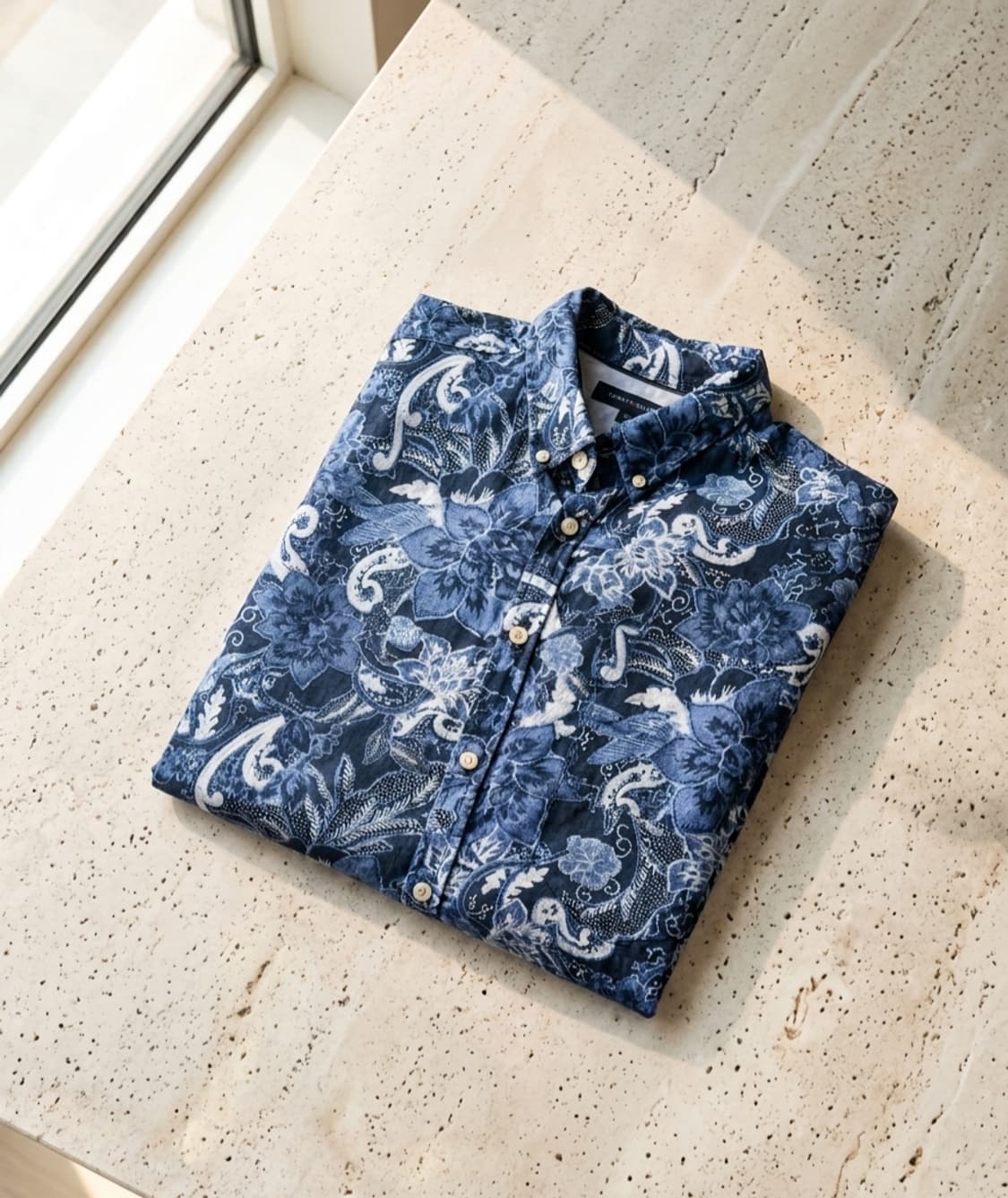 [정품] 타미힐피거 남성 페이즐리 플로럴 셔츠 (L) 상품이미지1