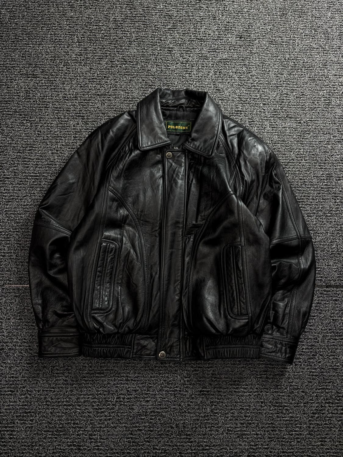 POLOZONE 램스킨 a-2 레더 봄버 자켓 1628 상품이미지2