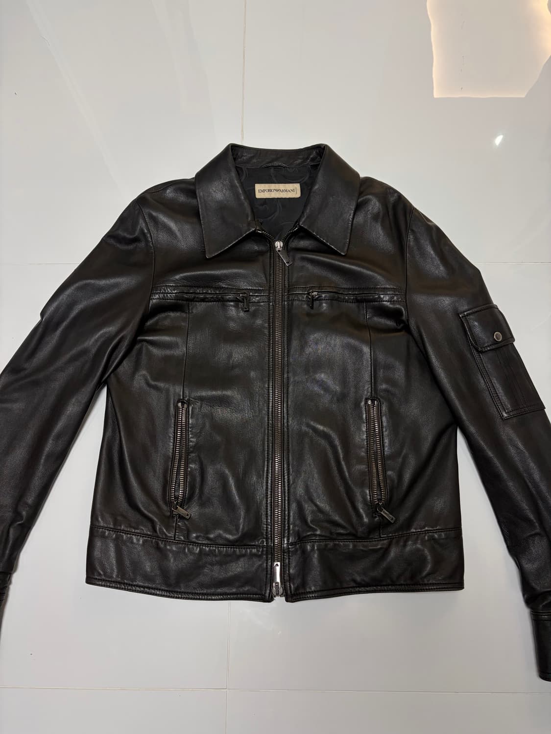 아르마니 레더자켓 상품이미지2