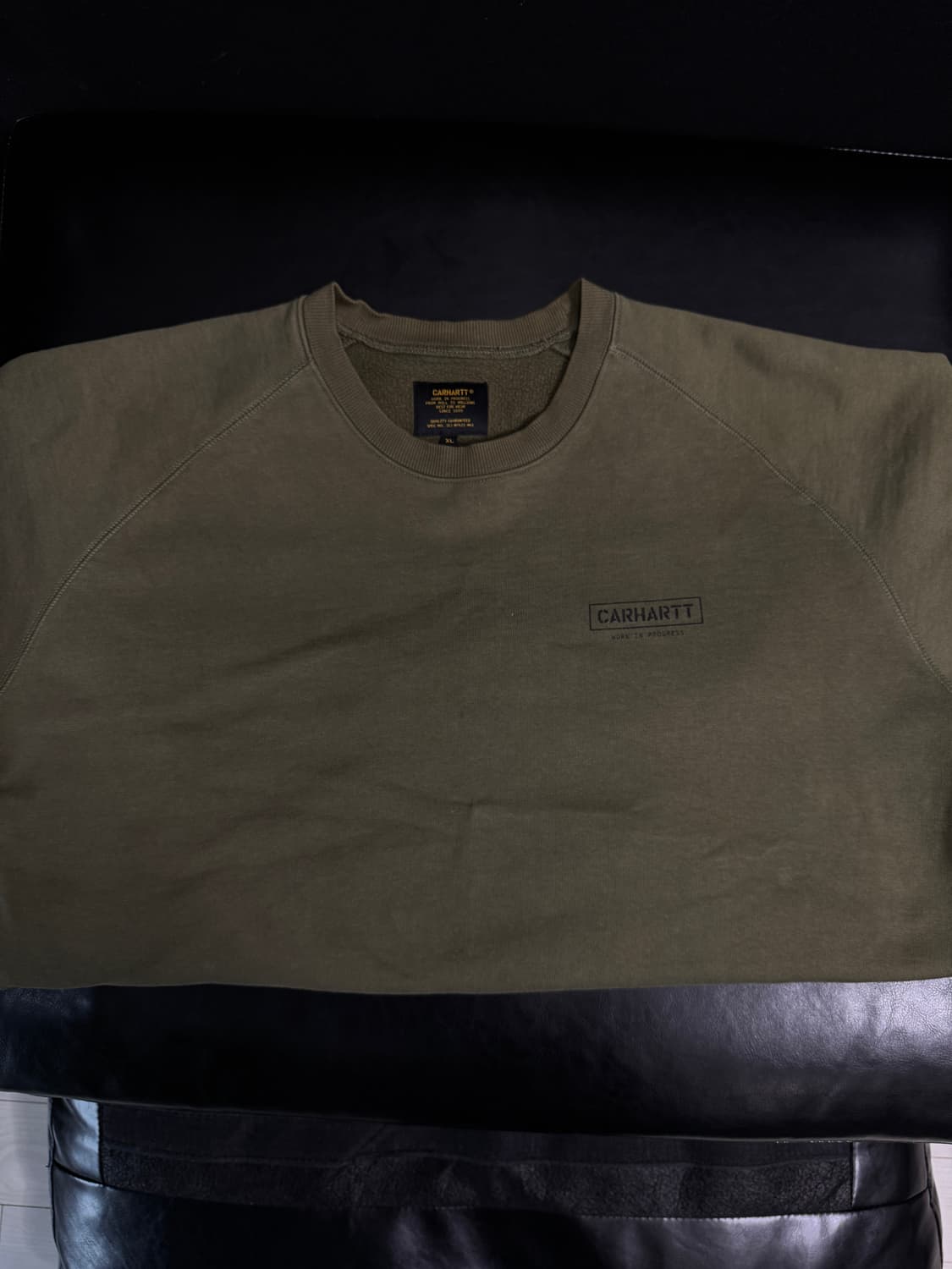 (L) 칼하트 카키 밀리터리 맨투맨 빈티지  상품이미지3