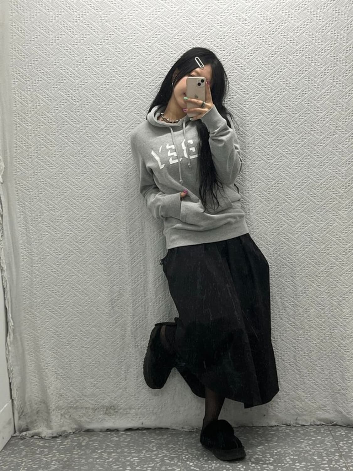 오베이 올드스쿨 드롭아웃 후드티 S C06726 상품이미지2