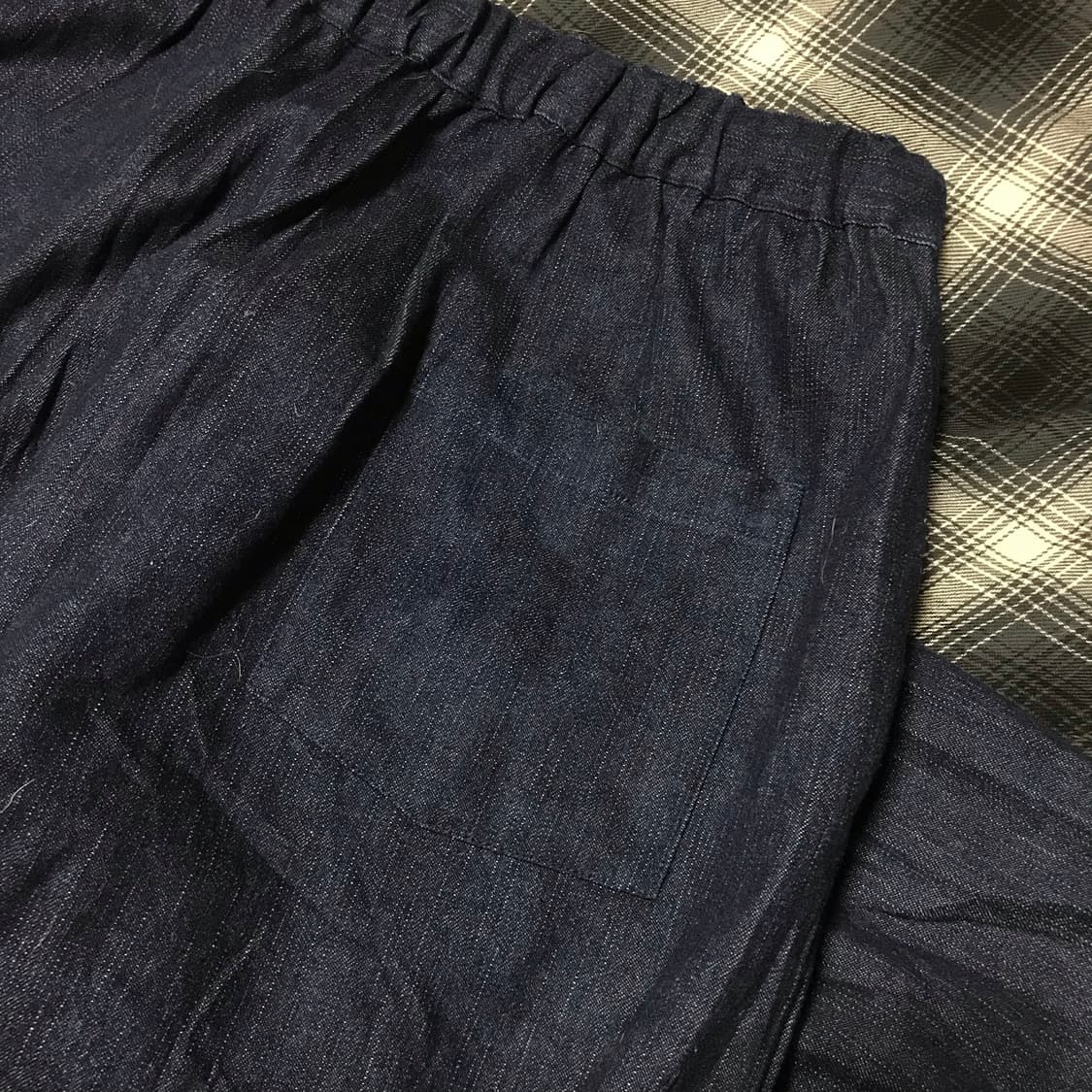 재팬 90s 핀턱 m65 믹스 와이드 데님 팬츠 상품이미지7