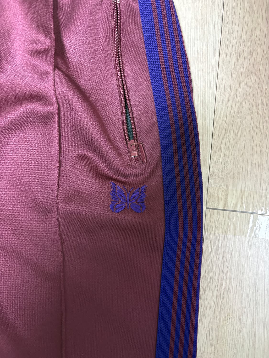 니들스 내로우 트랙팬츠 폴리 스무스 와인XL 상품이미지2