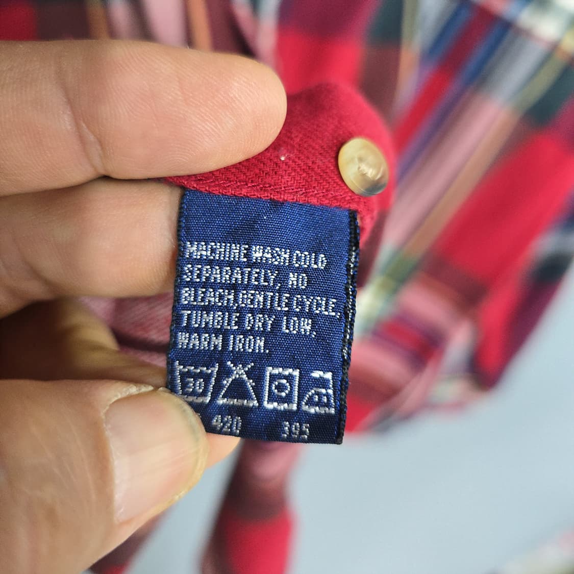 노티카(nautica) 클래식 체크 플란넬 셔츠 L 상품이미지5