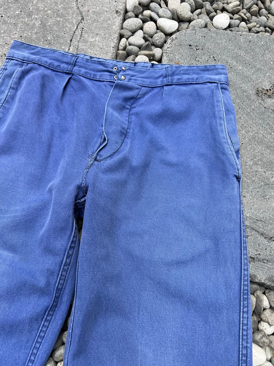 (32인치)OLD VINTAGE WASHING BLUE 프렌치워크팬츠 상품이미지6