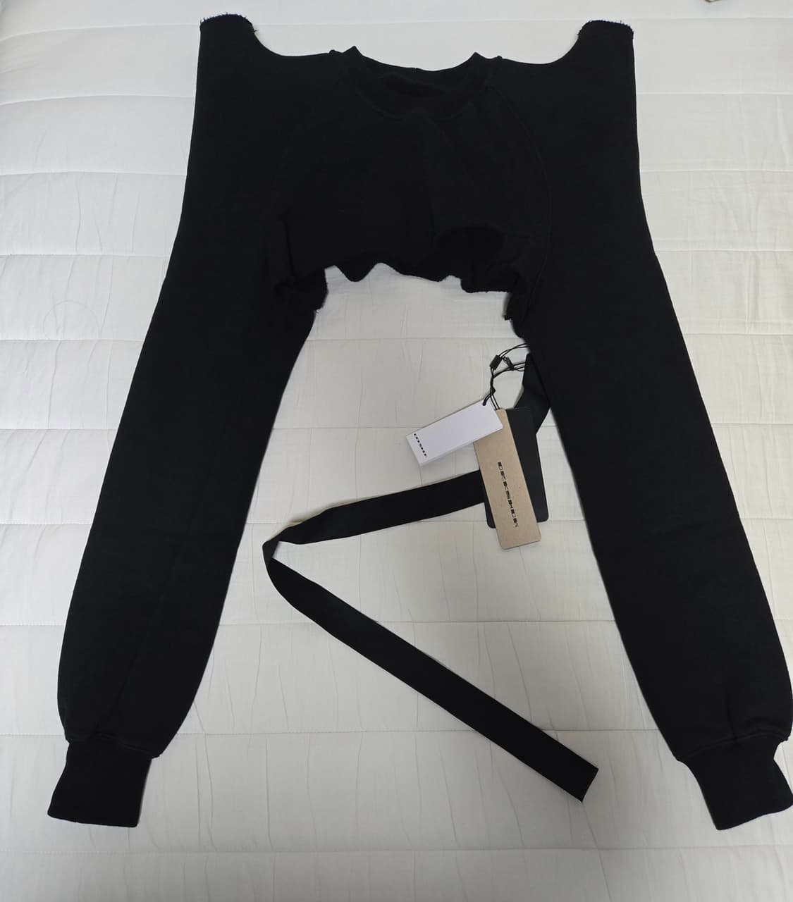 릭오웬스 다크쉐도우 테크 스웨트 크롭 긴팔 티셔츠 티 스웻 롱 슬리브 상품이미지5