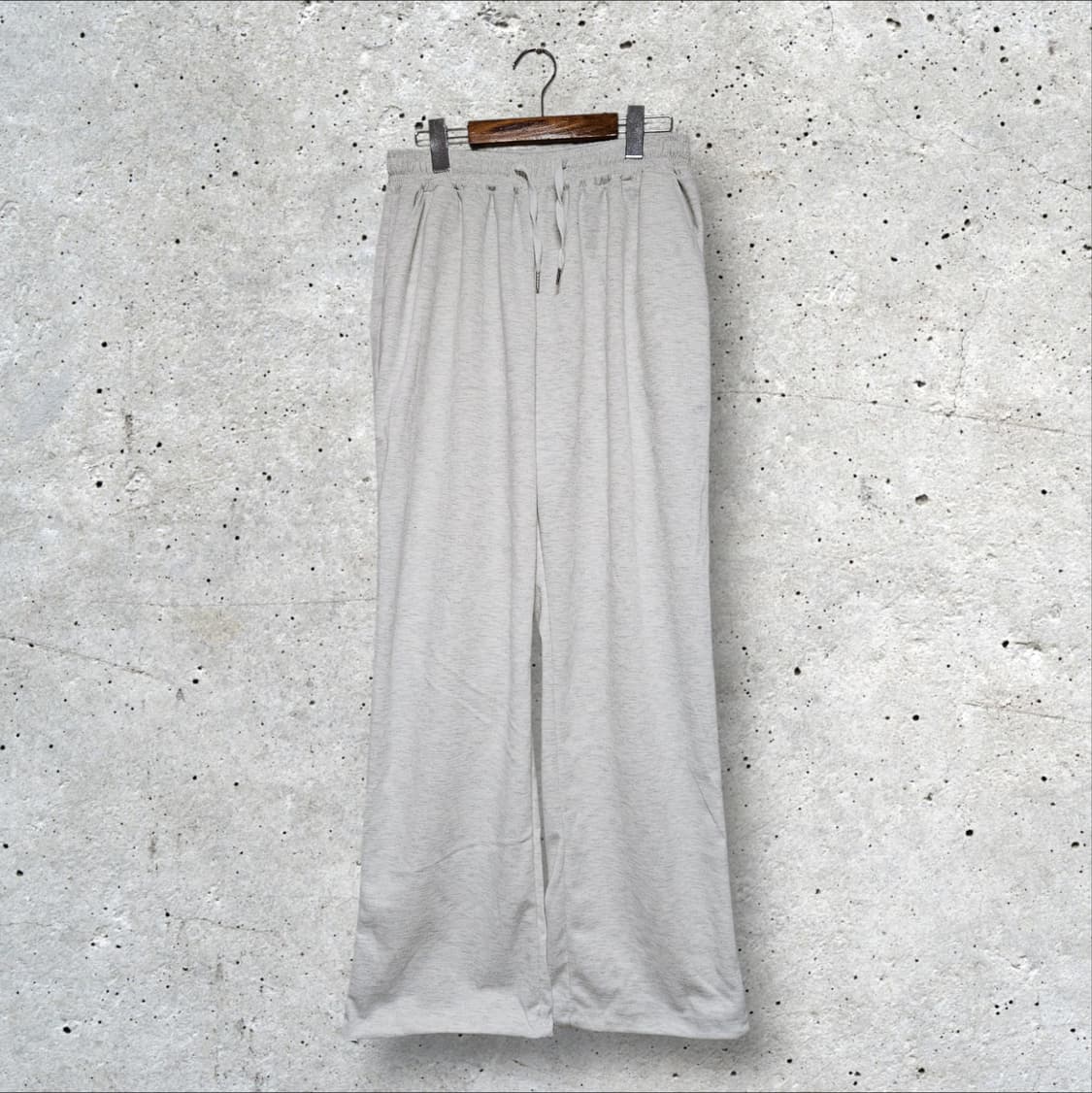 밴딩 스트링 와이드 스웻팬츠 (L) 상품이미지1