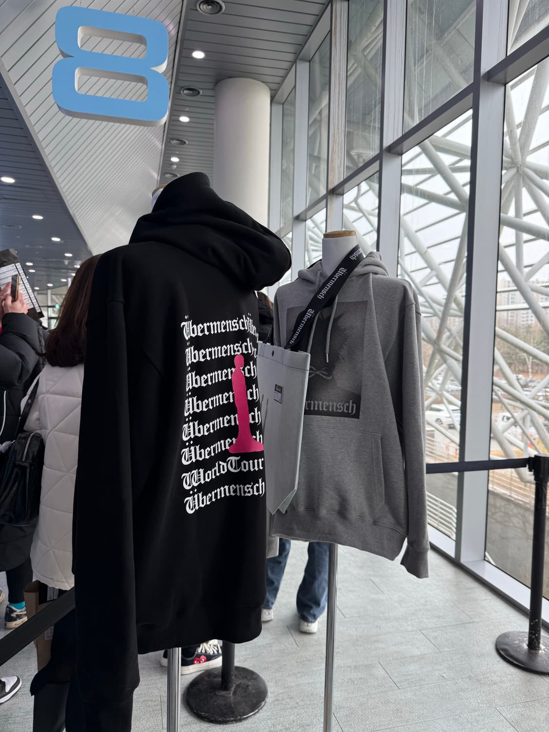 지드래곤 위버멘쉬 후드 그레이 상품이미지3