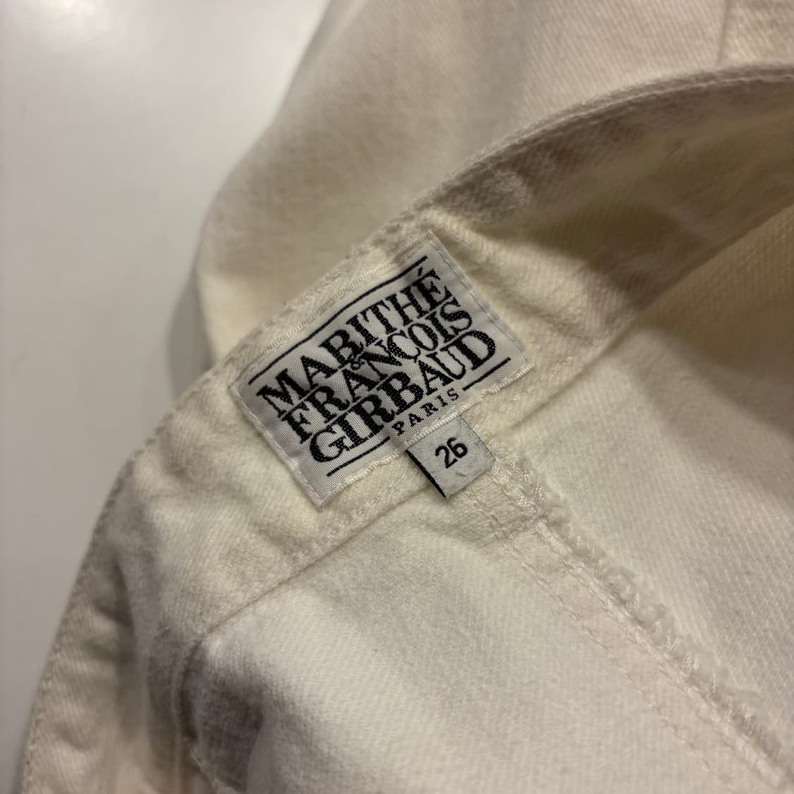 [25] 마리떼 프랑소와저버 아이보리 화이트 와이드 팬츠 C769 상품이미지7