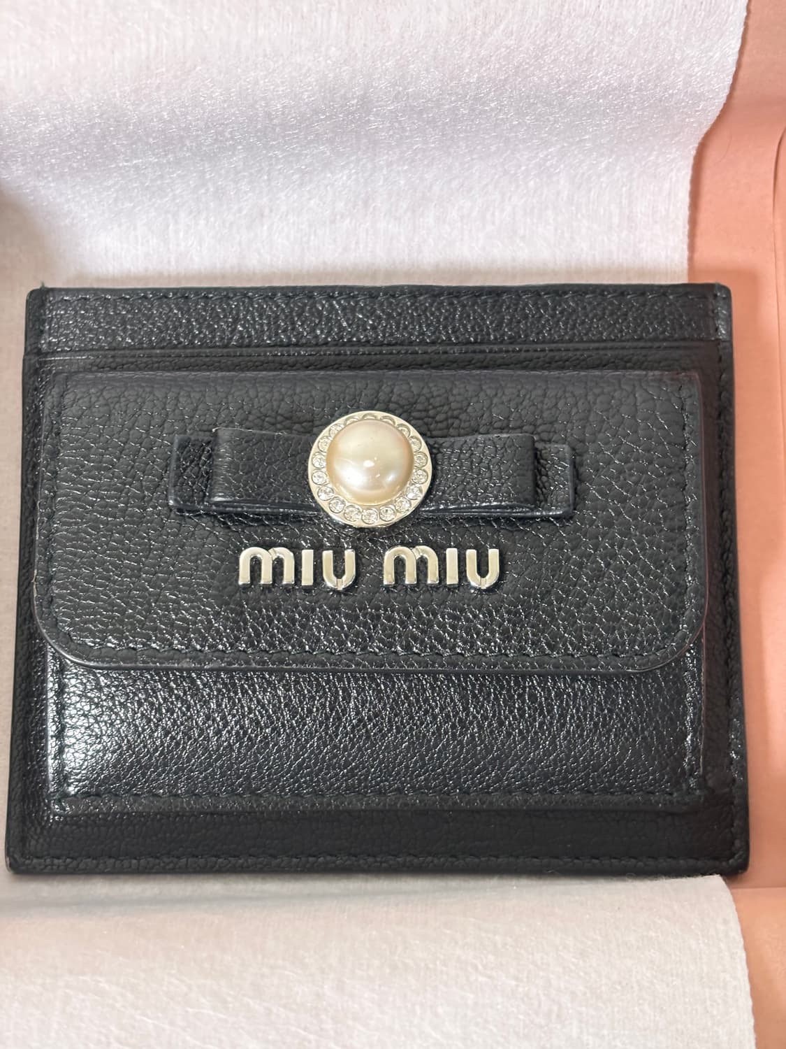 미우미우 카드지갑 진주(풀박스) 상품이미지1