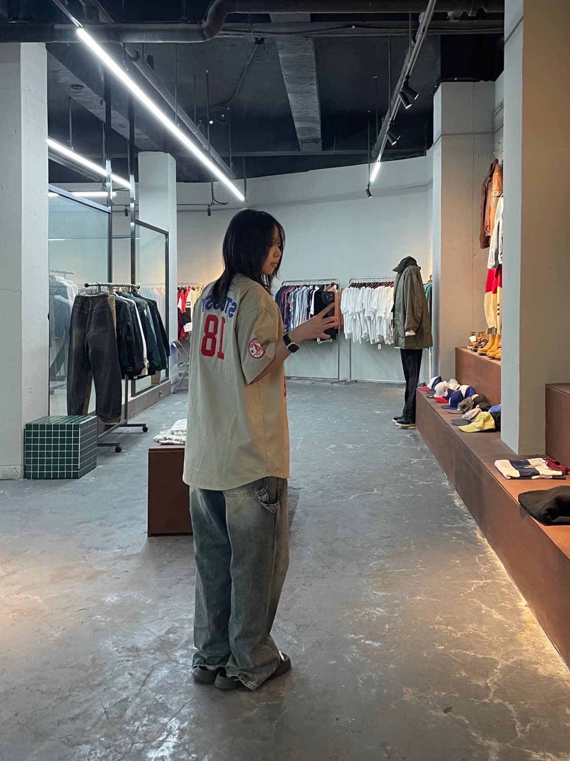 스투시 90s 올드스쿨 베이스볼 반팔 져지 H1517 상품이미지2