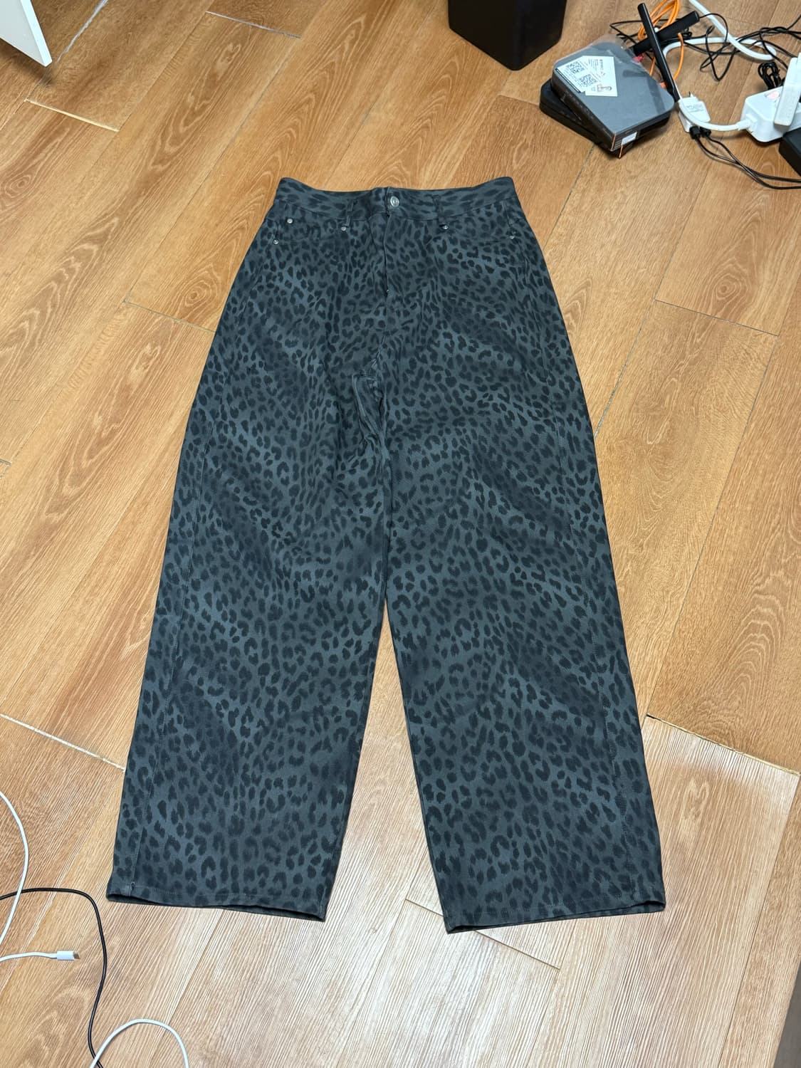 톰비드 레오파드 호피 바지 그레이 상품이미지6