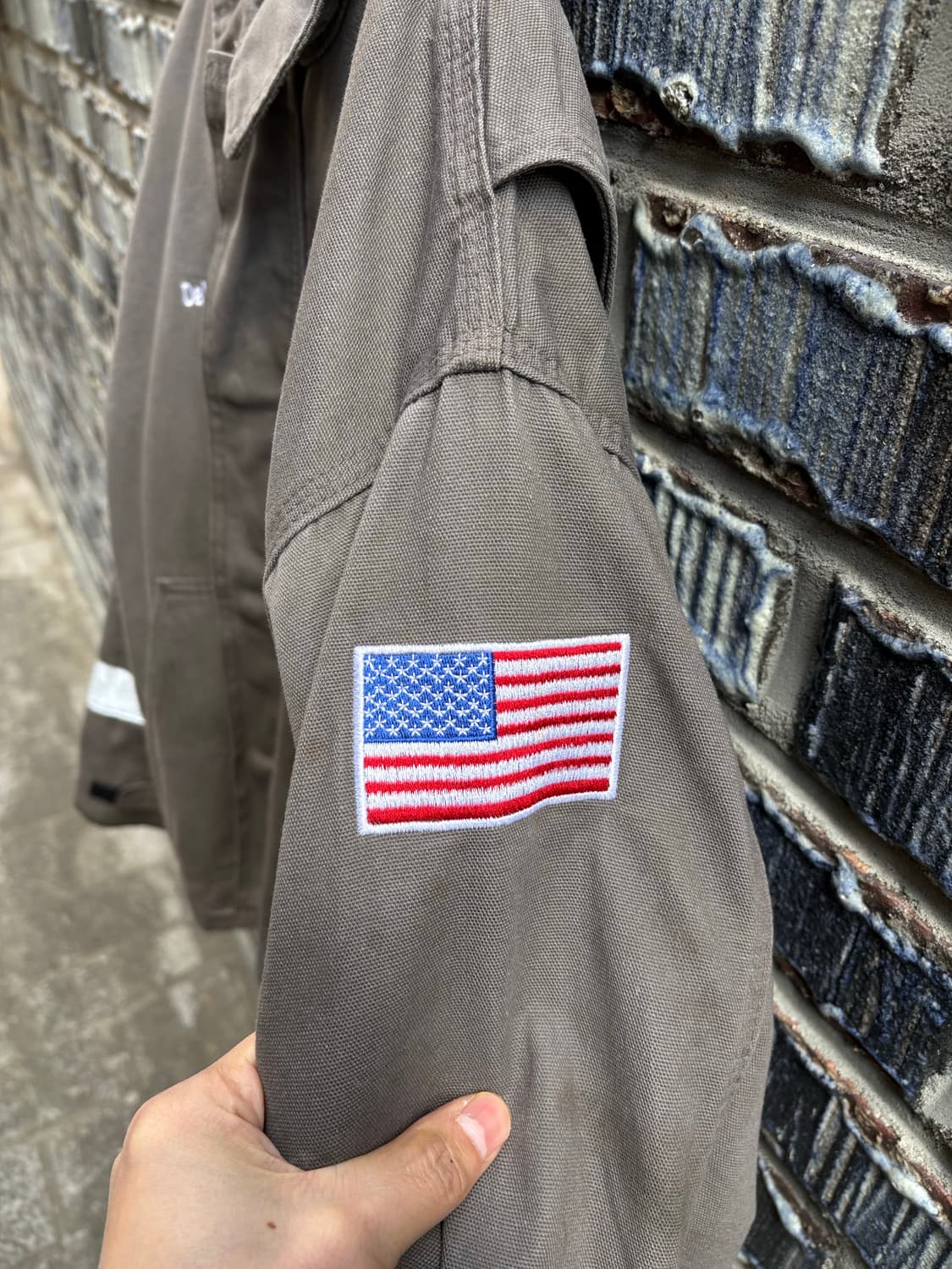 오일필드 빈티지 워크자켓 방염 상품이미지5