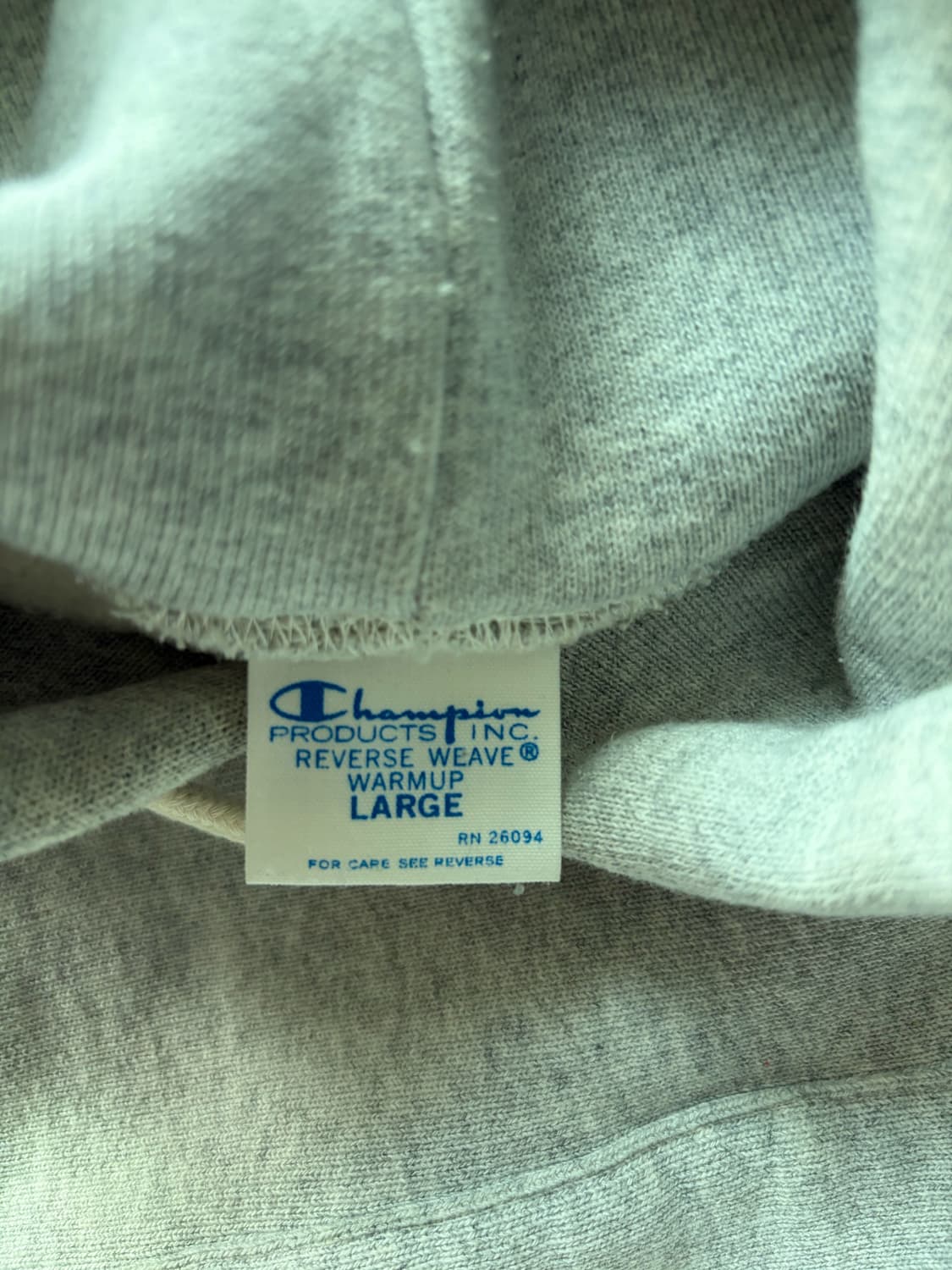 챔피온 리버스위브 후드티 L 그레이 상품이미지3