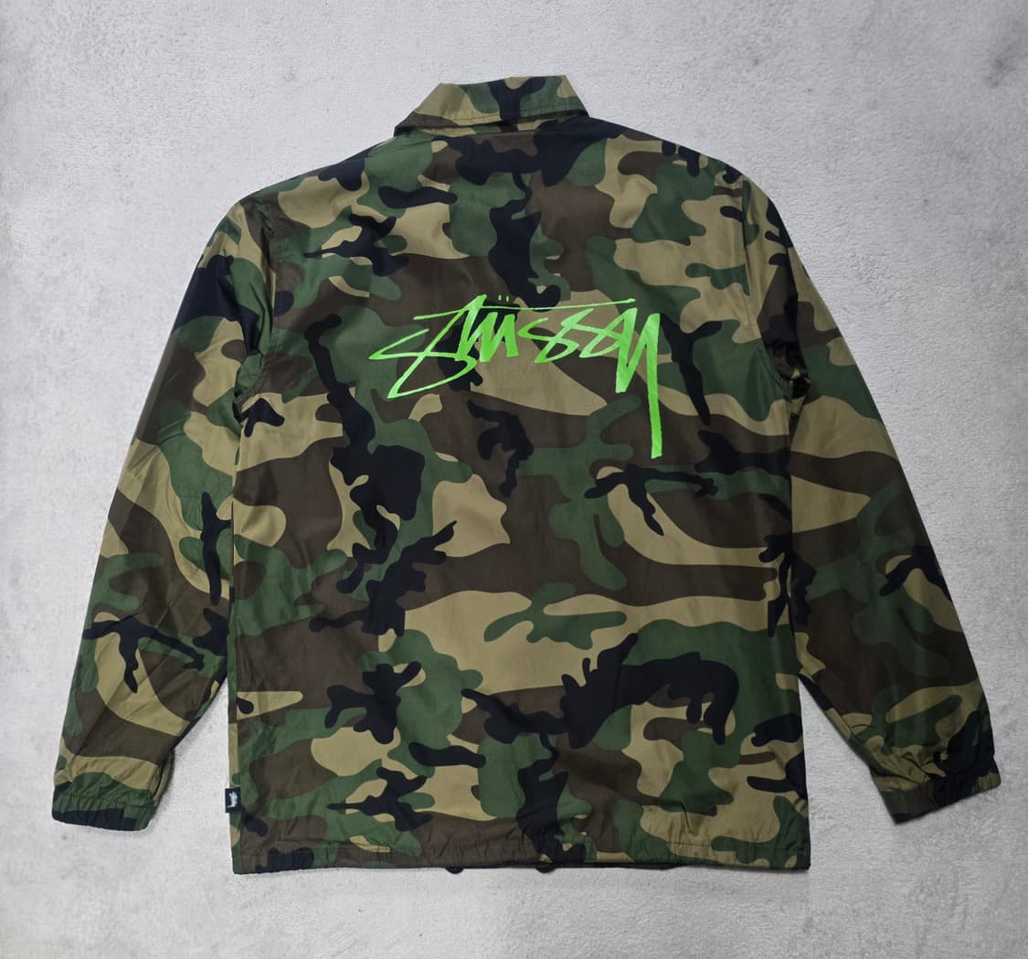 스투시 카모플라쥬 코치 자켓 100사이즈 상품이미지3