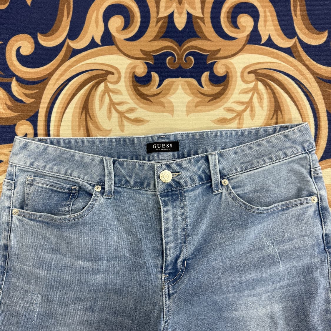 (36)게스Guess 연청 데님팬츠 상품이미지4