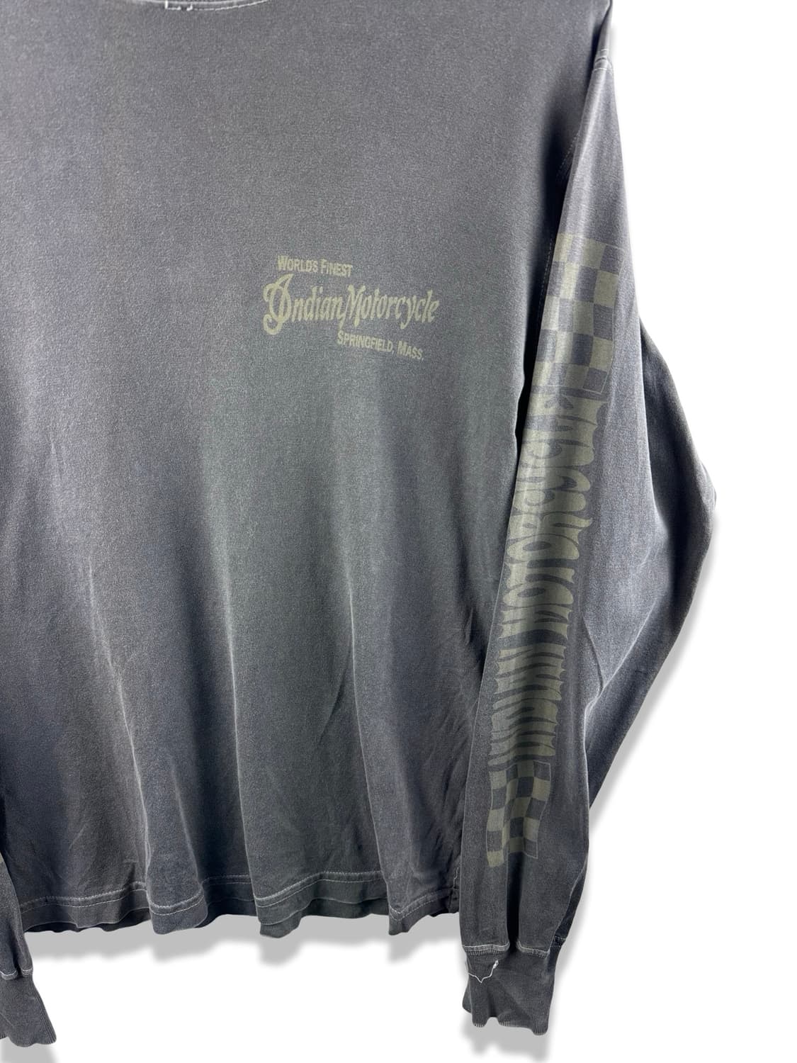 인디언 모터사이클 워싱 데미지드 롱슬리브1956 상품이미지4