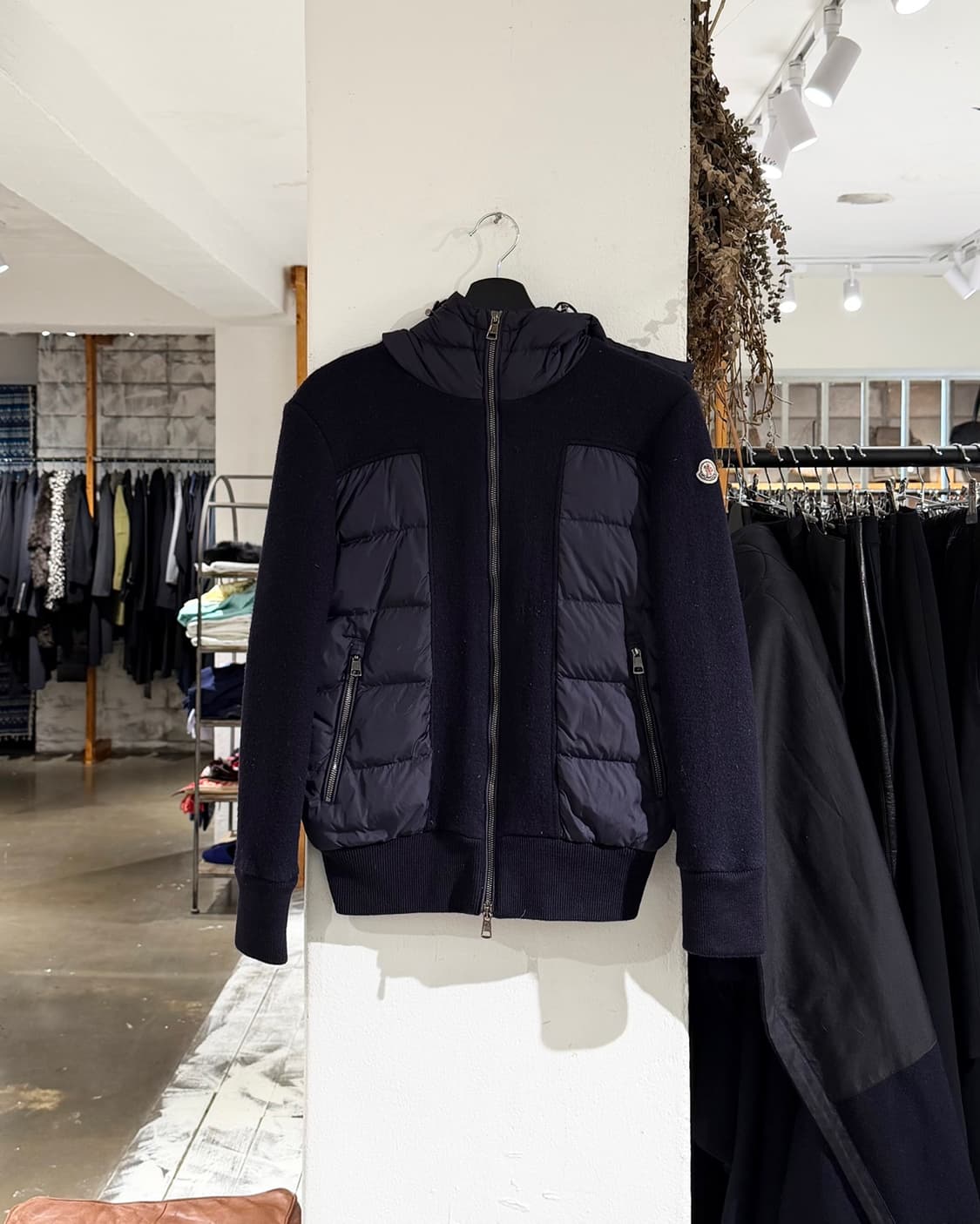 몽클레어 네이비 마글리아 가디건 패딩 집업 재킷 상품이미지1