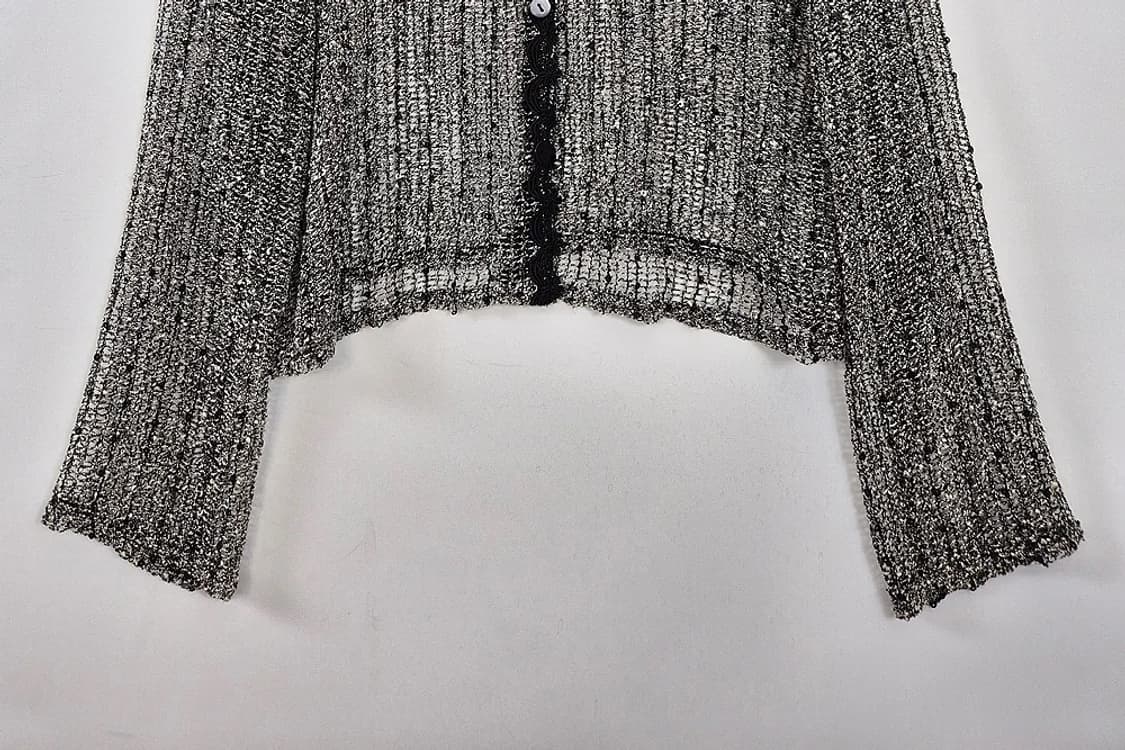 JPN 블랙펄 시스루 가디건  상품이미지3