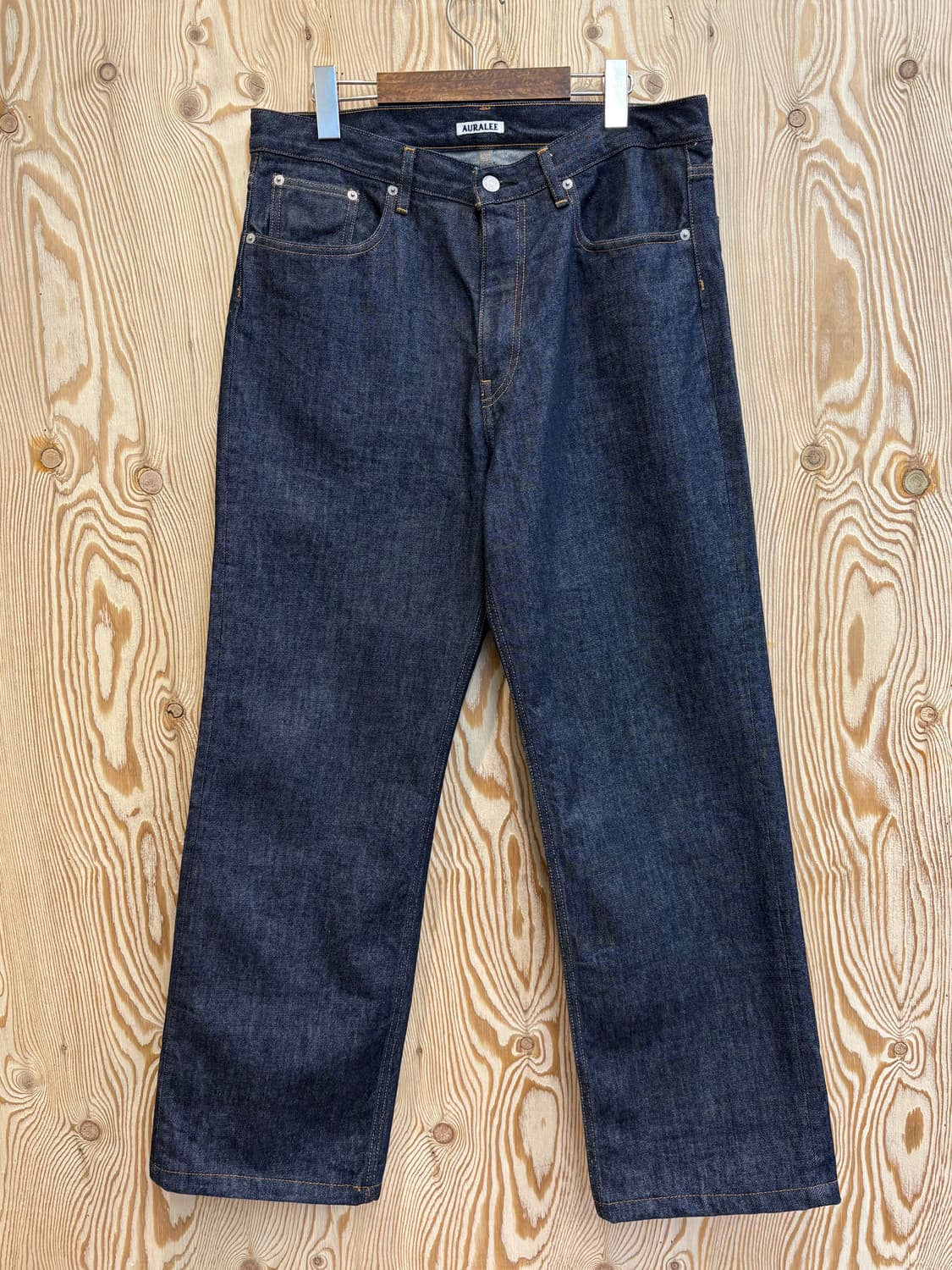 오라리 하드트위스트 와이드 데님팬츠 상품이미지1