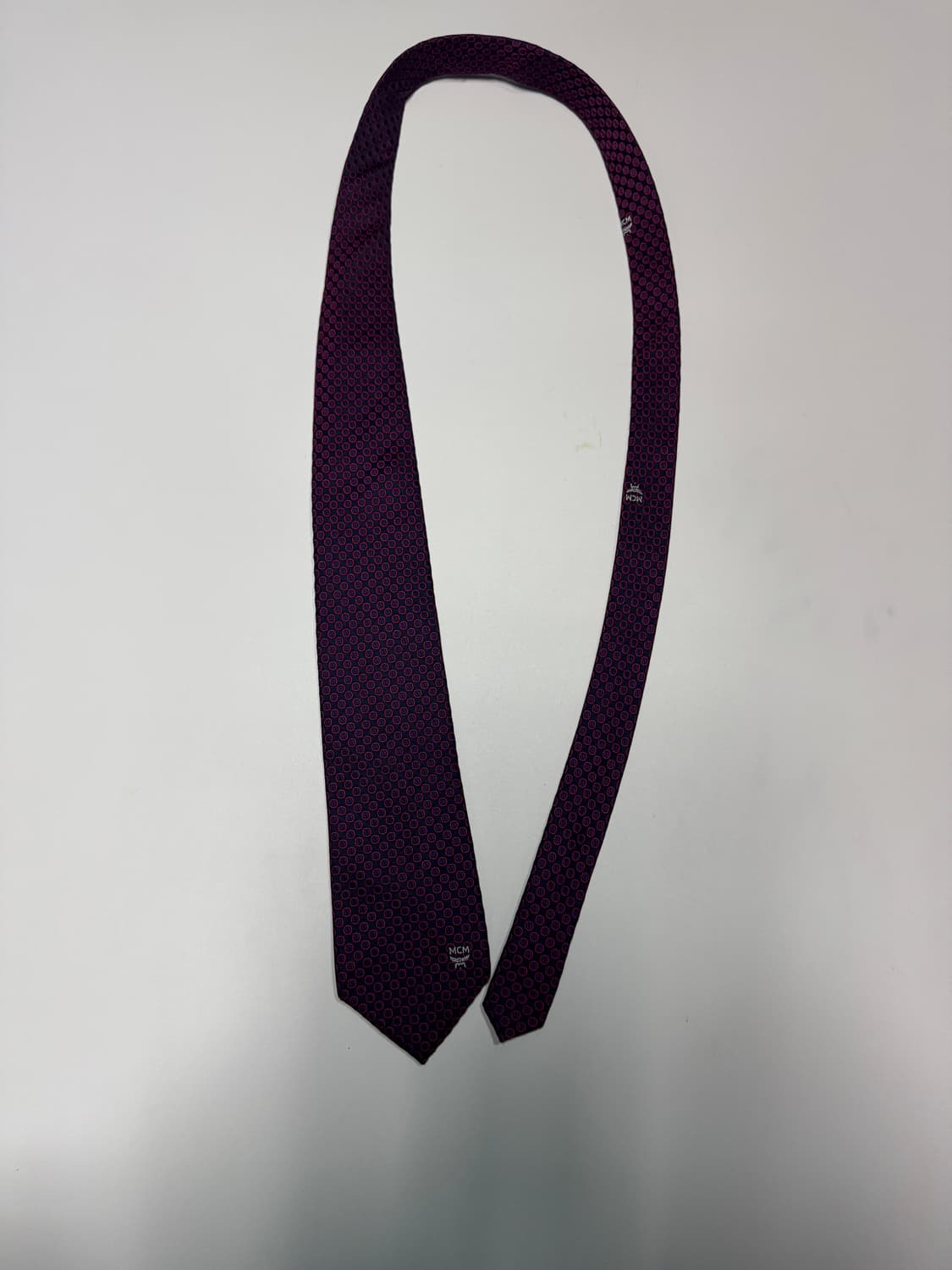 MCM 정품 패턴 넥타이 상품이미지1