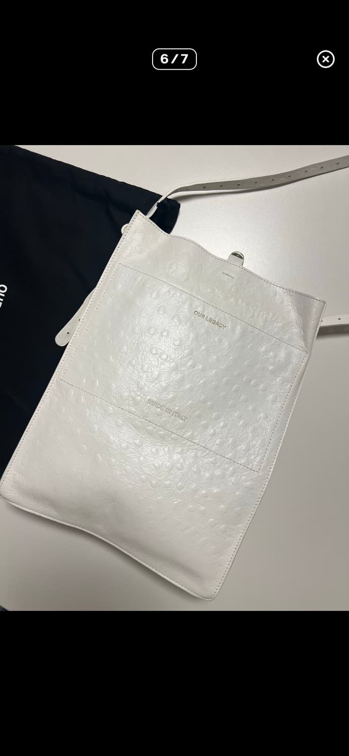 재판매 아워레가시 오스트리치 서브 토트백 상품이미지6