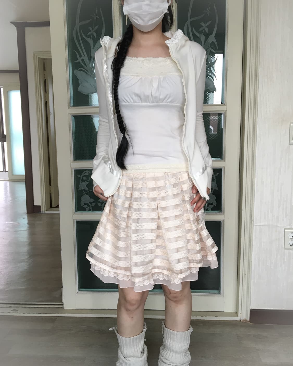 Lace shirring point sleeveless 상품이미지9