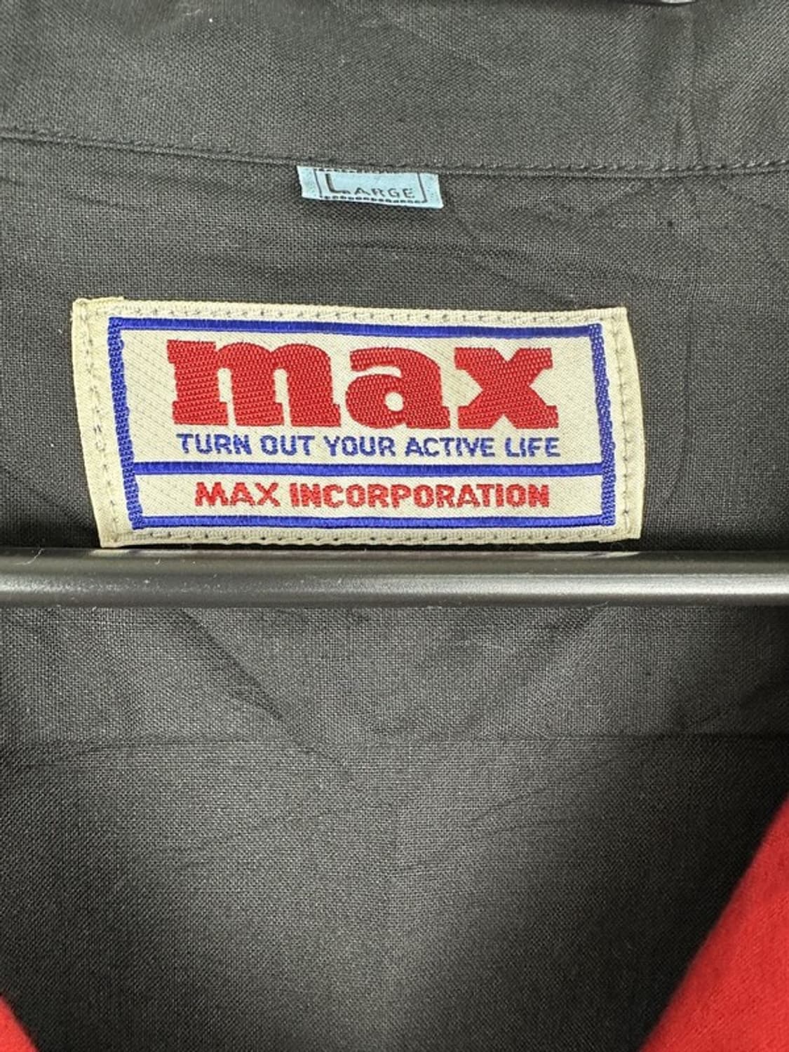 [L] MAX 맥스코퍼레이션 펑크락 레터링자수 집업자켓 상품이미지3