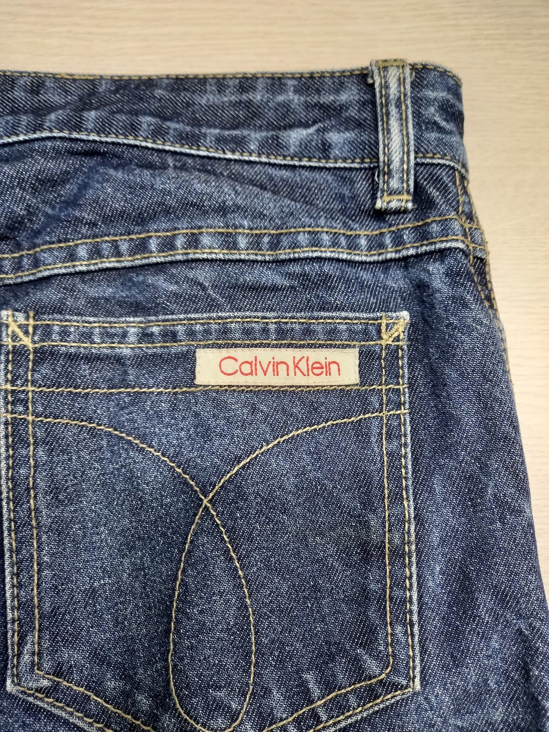 28 Calvin Klein 골반 워싱 약부츠컷 28-871 상품이미지5