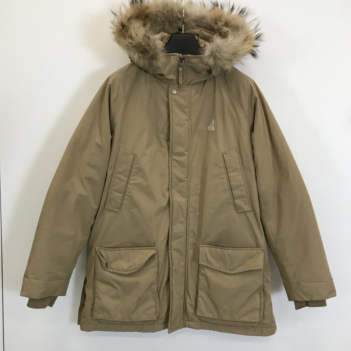 캉골 KANGOL 사파리 라쿤덕다운패딩 [L] 상품이미지1