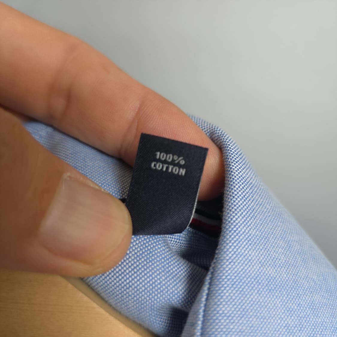 남성용 타미 힐피거 Tommy Hilfiger 클래식핏 옥스포드 셔츠 M 상품이미지7
